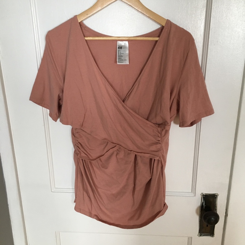H&M nursing top L rose